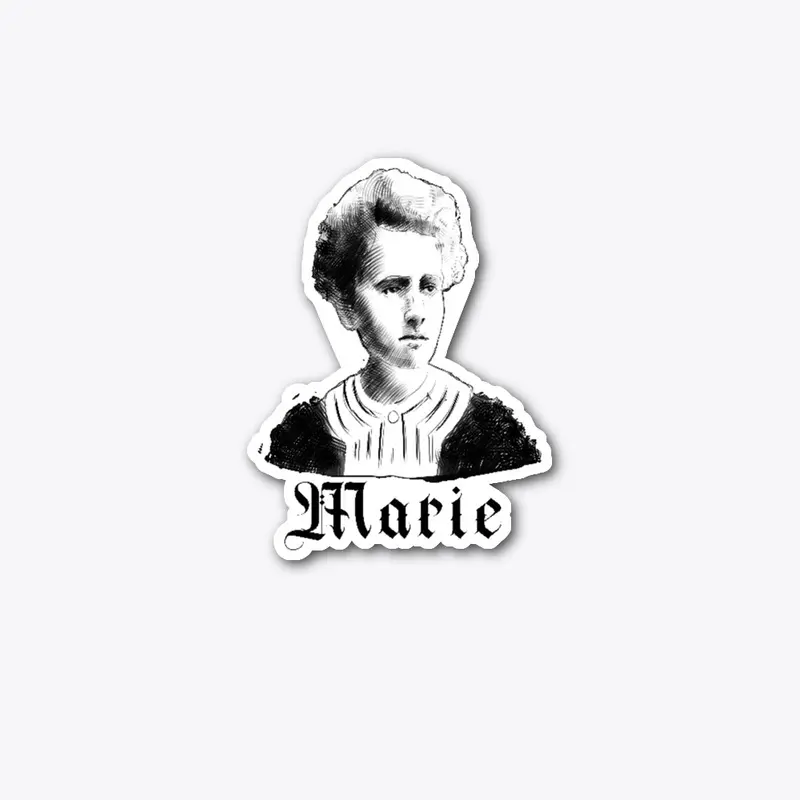 Marie Curie sticker