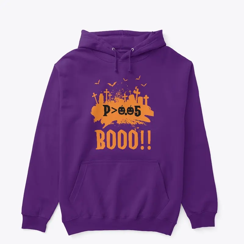 P > 0.05 Halloween themed Hoodie