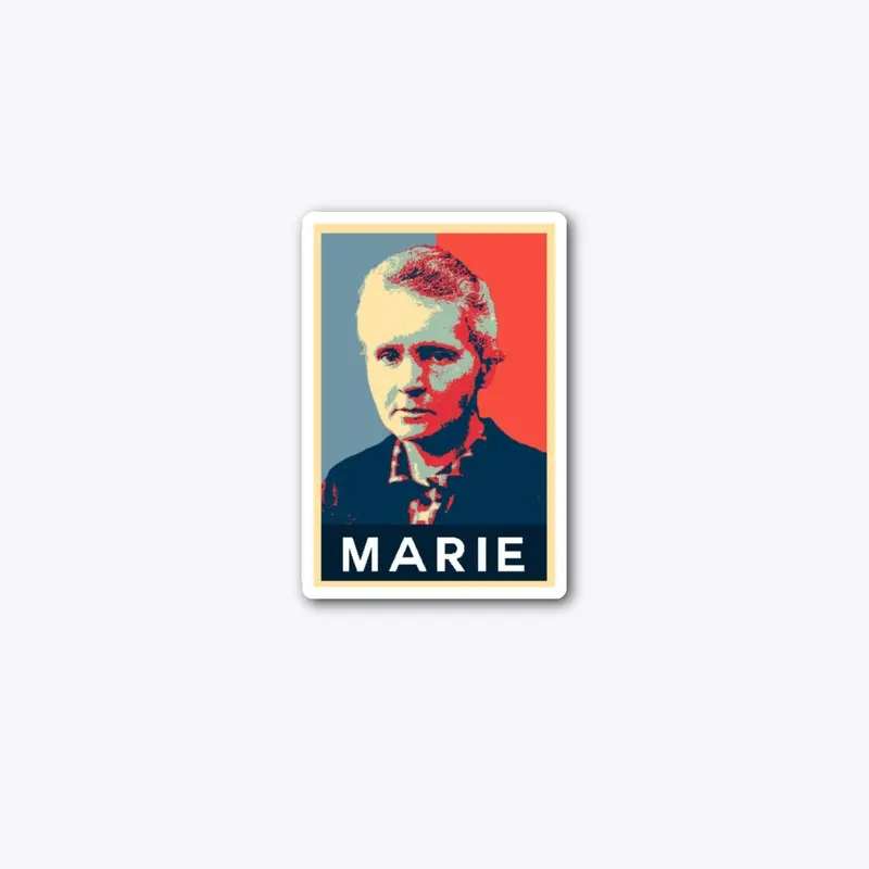 Marie Curie Sticker