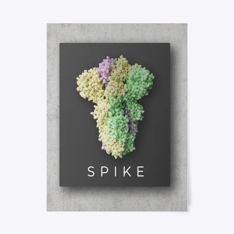 Spike Glycoprotein minimalist poster